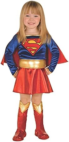 Rubies DC Comics Superheroes: Supergirl Costume Dress for Toddlers, Girl's Toddler