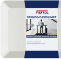 FEATOL Anti Fatigue Mat for Standing Desk & Kitchen Floor, 9/10 Extra Thick