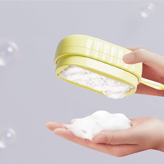 Household Close-Fitting Clothing Cleaning Brush Shoe Boot Press Liquid Addition Multi-Functional Laundry