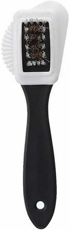 VIDI 3-Sided Shoe Brush Cleaning Shoes Renovation Care Fit for Suede Nubuck Black Boots