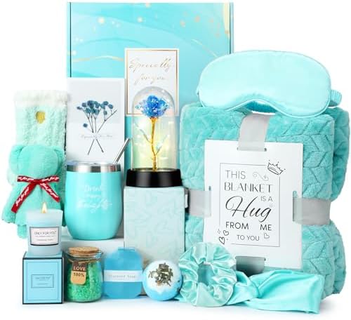 Hangerspace Birthday Gifts for Women, Relaxing Spa Self Care Gift Baskets