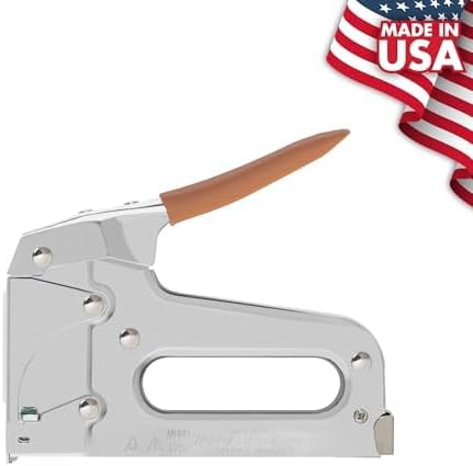 Arrow T25 Heavy Duty Staple Gun for Low Voltage Cables and Wires up to 1/4-Inch Diameter - Silver