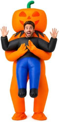 HOPOCO Halloween Pumpkin Monster Inflatable Costume for Adults