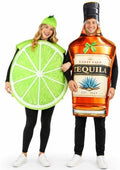 Tequila and Lime Couples Halloween Costumes 3PCS Funny Adult Set
