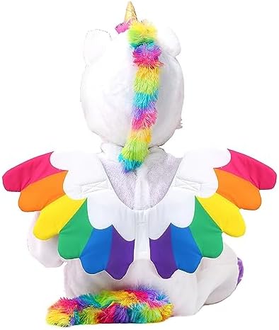 Spooktacular Creations Halloween Unicorn Costume Toddler, Unicorn Costume Girls with Wings and Star Wand for Dress up Party