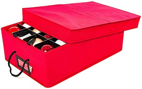 Santa's Bags Christmas Ornament Storage Box, 48 (3") Ornaments