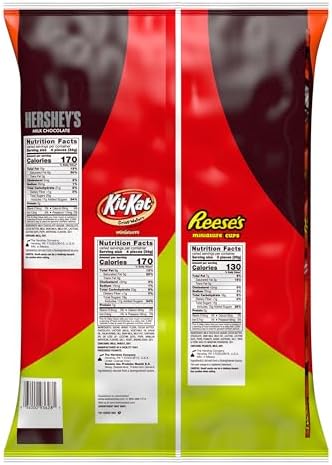 Hershey's Assorted Chocolate Halloween Candy Bulk Variety Pack, 80 oz