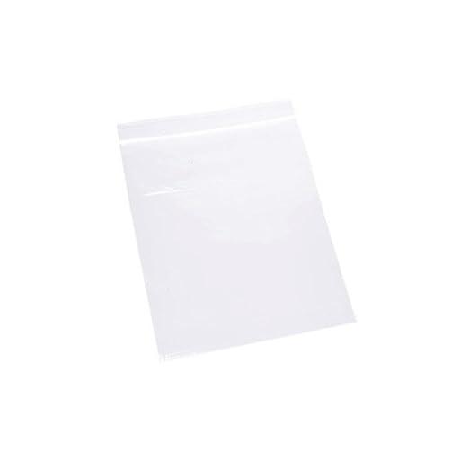 LK Packaging 9" x 12" 4 mil Single Track Zipper Bags, Pack of 1000