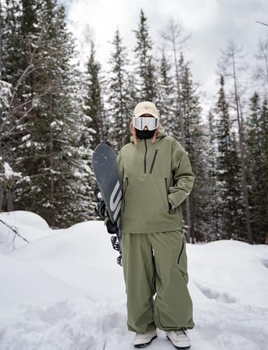 GSOU SNOW Womens Mens Snowboard Pants Baggy Snow Ski Pants for Snowsports