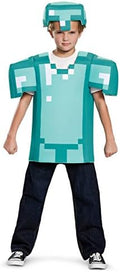 Disguise Armor Classic Minecraft Costume, Blue, Large (10-12)