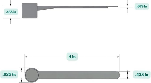1.5 mL (1.5 CC) Long Handle Plastic Measuring Spoon for Coffee, Protein Powder, Pet Food, Spices, Grains, Dry Goods – Food-Grade BPA-Free (Pack of 25)