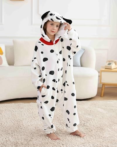SimZoo Kids Animal Onesie Pajamas Halloween Costumes Cosplay 4-13Y