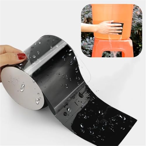 8 Roll 4 Inch X 5 FT Waterproof Stop Leaks Seal Silicone Rubber Self Fix Masking Water Pipeline Repair Self-Adhesive Tape(White)