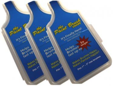 The Paint Brush Cover (3 Pack). Professional Painting Brush Holder/Case. Holds 1" to 3" Brushes