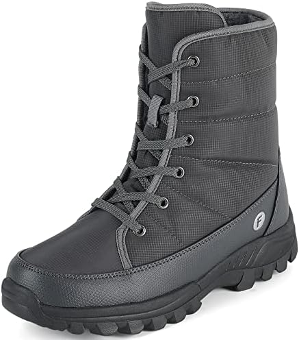 Men's Warm Winter Snow Boots Unisex Shoes Outdoor Anti-Slip Lightweight Cold Weather Boots