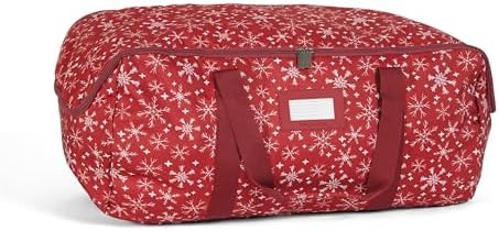 Covermates Christmas Tree Storage Bag, Fits 3 ft Trees, Red Snowflake