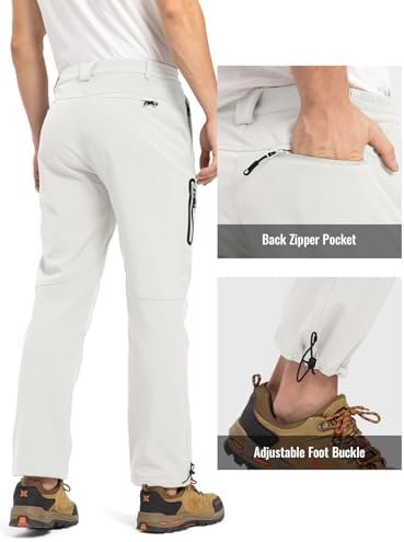 Rdruko Men's Snow Pants Waterproof Ski Pants Insulated Trousers
