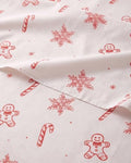 Christmas Sheet Set, Holiday Sweets, Holiday Xmas Bedding Set - King Size
