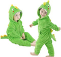 LOLANTA Boys' Girls' Dinosaur Shark Costume Flannel Jumpsuits Animal Onesie