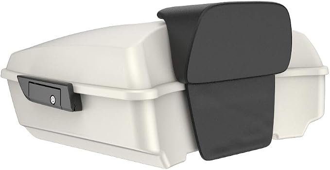 Advanblack Road Glide Tour Trunk Pack Bonneville Salt Denim Chopped Tour Trunk Pack Backrest Pad for '97-'25 Harley Touring Road King Street Glide Electra Glide CVO models