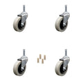 Service Caster Brand – 3 Inch Mop Bucket Casters – Fits Rubbermaid Mop Bucket 7380-L1 – Replacement Sockets Included – Set of 4
