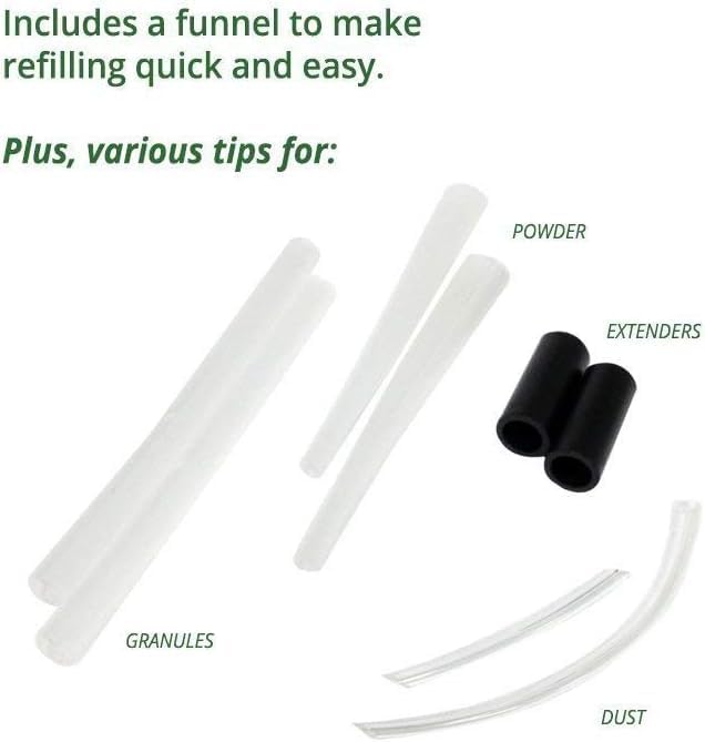 Diatomaceous Earth Duster, Powder Sprayer, Garden Duster Applicator Dispenser with Long Plastic Tube for Organic Gardening Agricultural Supplies