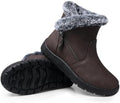 SHIBEVER Winter Snow Boots for Women: Waterproof Ankle Warm Fur Lined Boot
