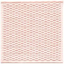 TYUU Small Bathroom Rugs, Non Slip Washable Bath Rugs Super Absorbent Bathroom Rug Thin Quick Dry Low Pile Bath Mats, Pink 12"x12"