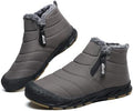 ziitop Snow Boots Mens Waterproof Winter Boots Fur Lined Warm Ankle Boots