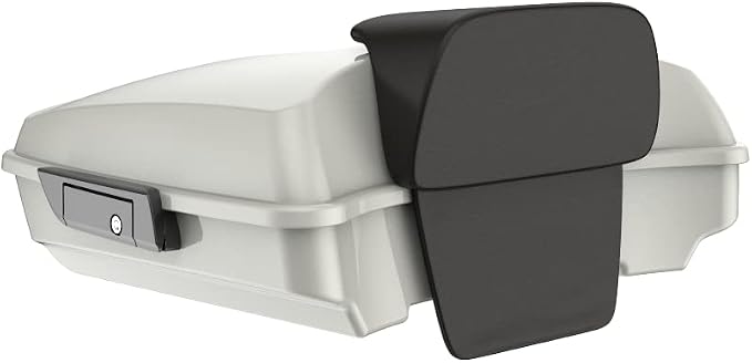 Advanblack Road Glide Tour Trunk Pack Sand Dune Razor Tour Trunk Pack Backrest Pad for '97-'25 Harley Touring Road King Street Glide Electra Glide CVO models
