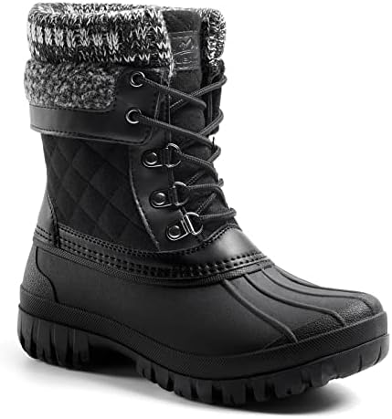 ALEADER Womens Winter Snow Boots | Waterproof Shell | Duck Boots