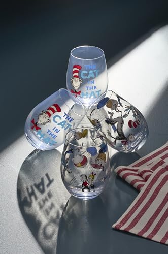 Lenox Dr. Seuss Cat in the Hat Tumblers, Set of 4