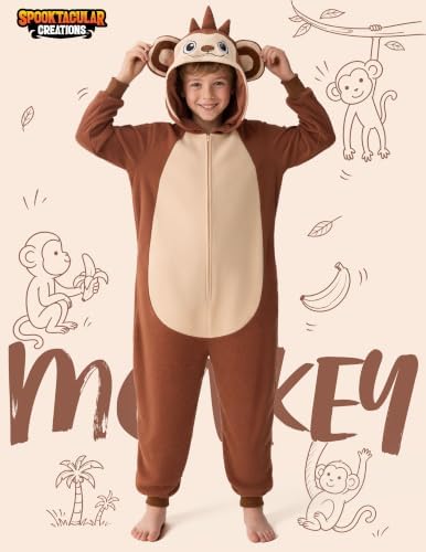 Spooktacular Creations Halloween Animal Costume Kids, Animal Jumpsuit for Toddler Halloween Dress Up Costume Party