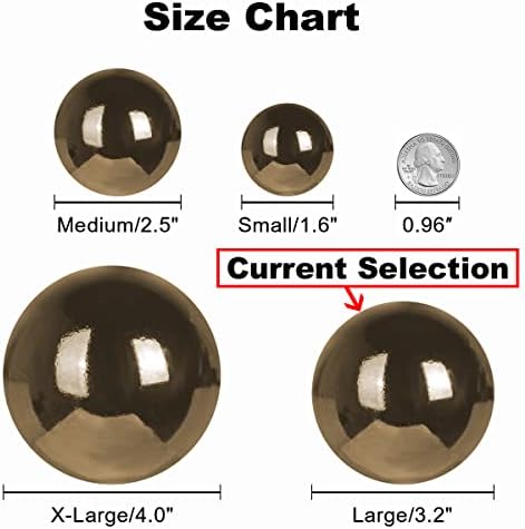 Vintage Copper 3.2" Large Christmas Balls - Christmas Tree Decoration Ornaments Shatterproof Hanging Balls for Birthday Halloween Holiday Wedding Decorations Set of 24pcs