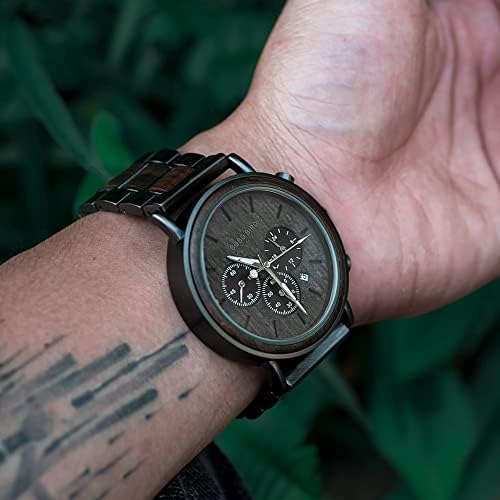 2win Engraved Wooden Watch for Boyfriend My MAN Fiancé Husband Customized Personalized Wood Watches for Men Birthday Anniversary Personalized Watch