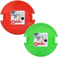 Superio Round Saucer Snow Sleds for Kids and Adult, Spiral Toddler Sled 26" Avalanche Circle Jet Sled for Toddlers Age Plastic Sledding Disc, Winter Snow Toys Fun for Kids and Adults, 2-Pack