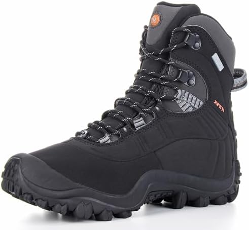 XPETI Men’s Thermator Mid-Rise Lightweight Hiking Insulated Non-Slip Outdoor Boots