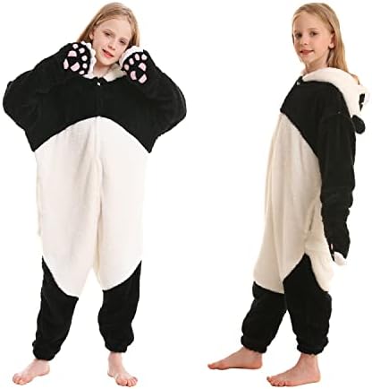 SimZoo Kids Animal Onesie Pajamas Halloween Costumes Cosplay 4-13Y