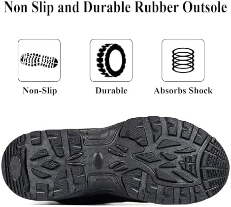 FW FRAN WILLOR Women's Waterproof Winter Snow Boots Warm Comfortable with Side Zipper - 2026 Fashion Lightweight Hiking boots for Cold Weather Insulated Mid Calf Military Booties