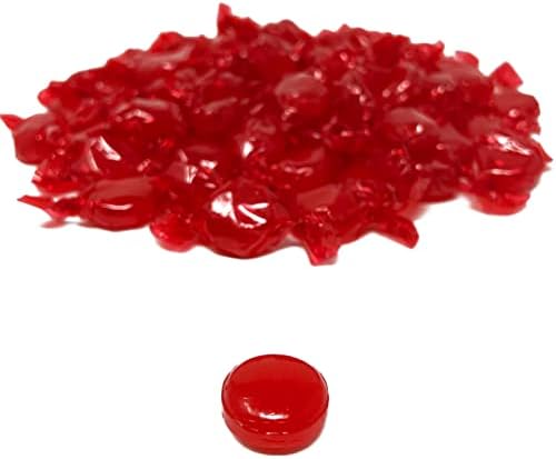 Cinnamon Hard Candy Disks, Old Fashioned Candy, Individually Wrapped, 16 Oz