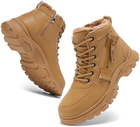 Womens Snow Boots Warm Winter Shoes Lace Up Ankle Booties