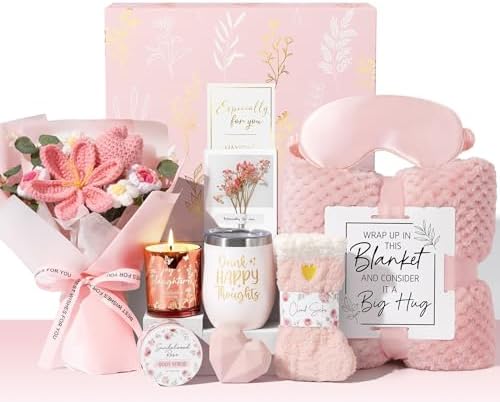 Birthday Gifts for Women, Spa Self Care Package Get Well Soon Gift Baskets