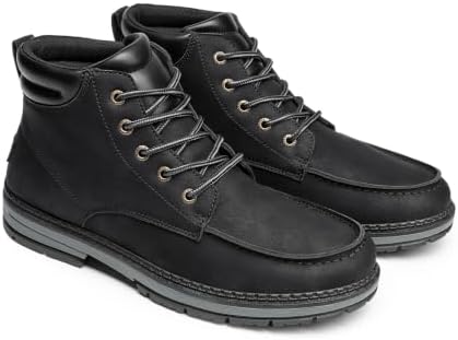 Rihero Men's Hiking Boots Fashion Casual Chukka Work Booties for Men