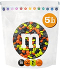 M&M’S WORLD Pre-Printed Halloween Candy - 5lbs of Bulk Candy in Resealable Pack for Halloween Party, Trick or Treat Favor, Halloween Dessert Decorations, Tasty Snacks for DIY Party