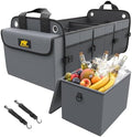 MIKKUPPA Car Trunk Organizer with Cooler, 100L, Premium Material, Gray