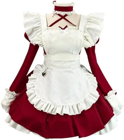 Gothic Maid Dress Women French Maid Cosplay Costume