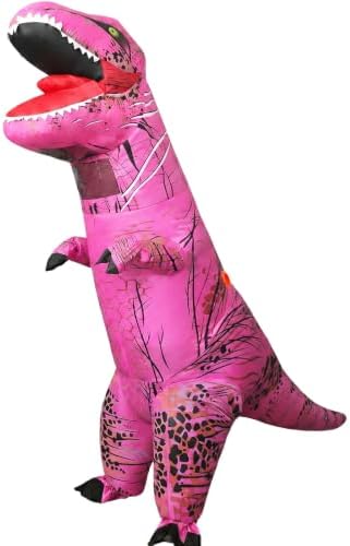 Inflatable Dinosaur Costume for Kids and Adults, Blow Up Party Suit