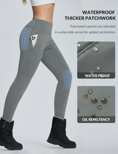 baleaf Women's Ski Pants Thicker Fleece Line Winter Snow Leggings