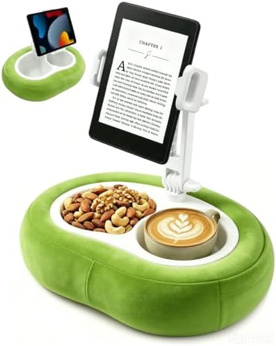 Miledi Tablet Pillow Stand for Bed with 360° Rotating Holder, Green