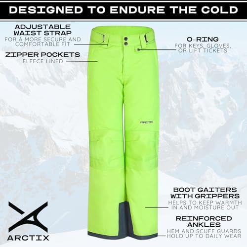 Arctix Kids Snow Pants with Reinforced Knees and Seat